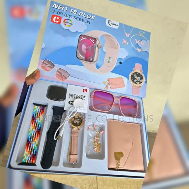 Neo 18 Plus Ladies Smart Watch With 2 Straps - thumbnail 2