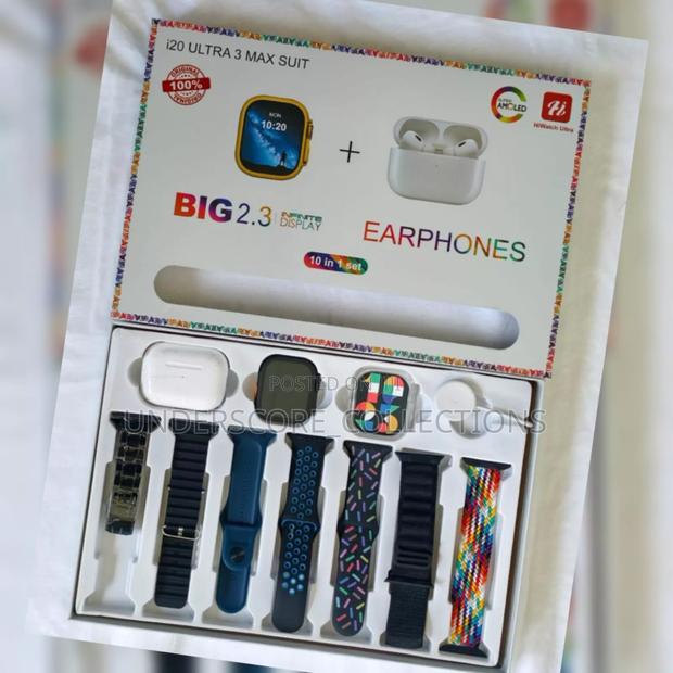 *I20 Ultra Max Suit 10in1 Set*
Smart Watch