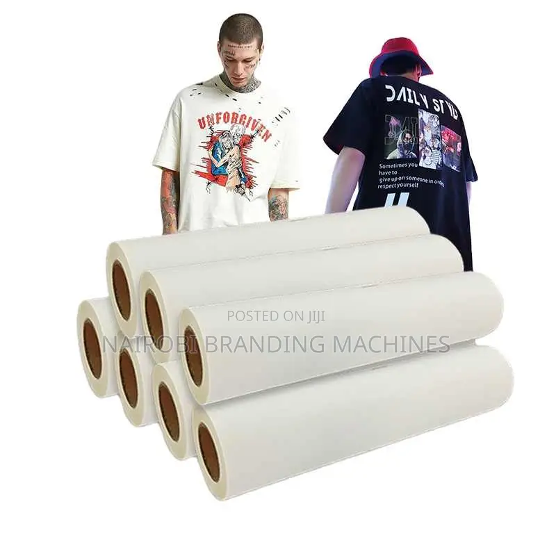 60cm*100m Single Side 100meter 75u DTF Pet White Heat Transfer Film