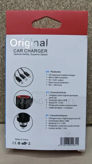 Original Car Charger 3 in 1