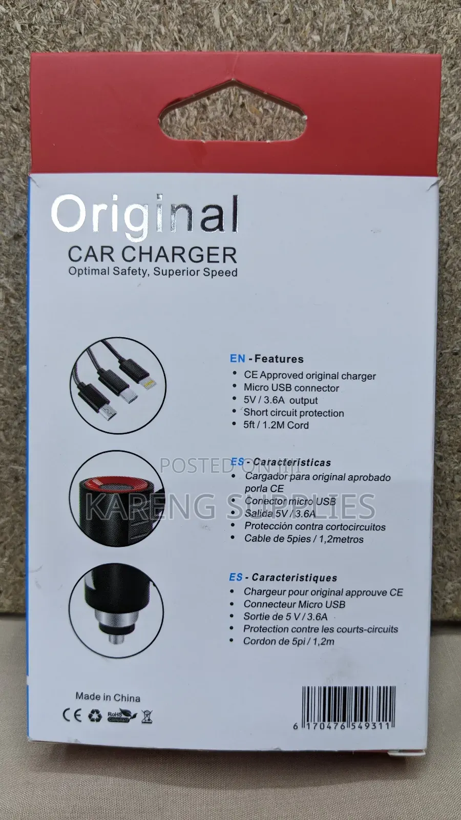 Original Car Charger 3 in 1