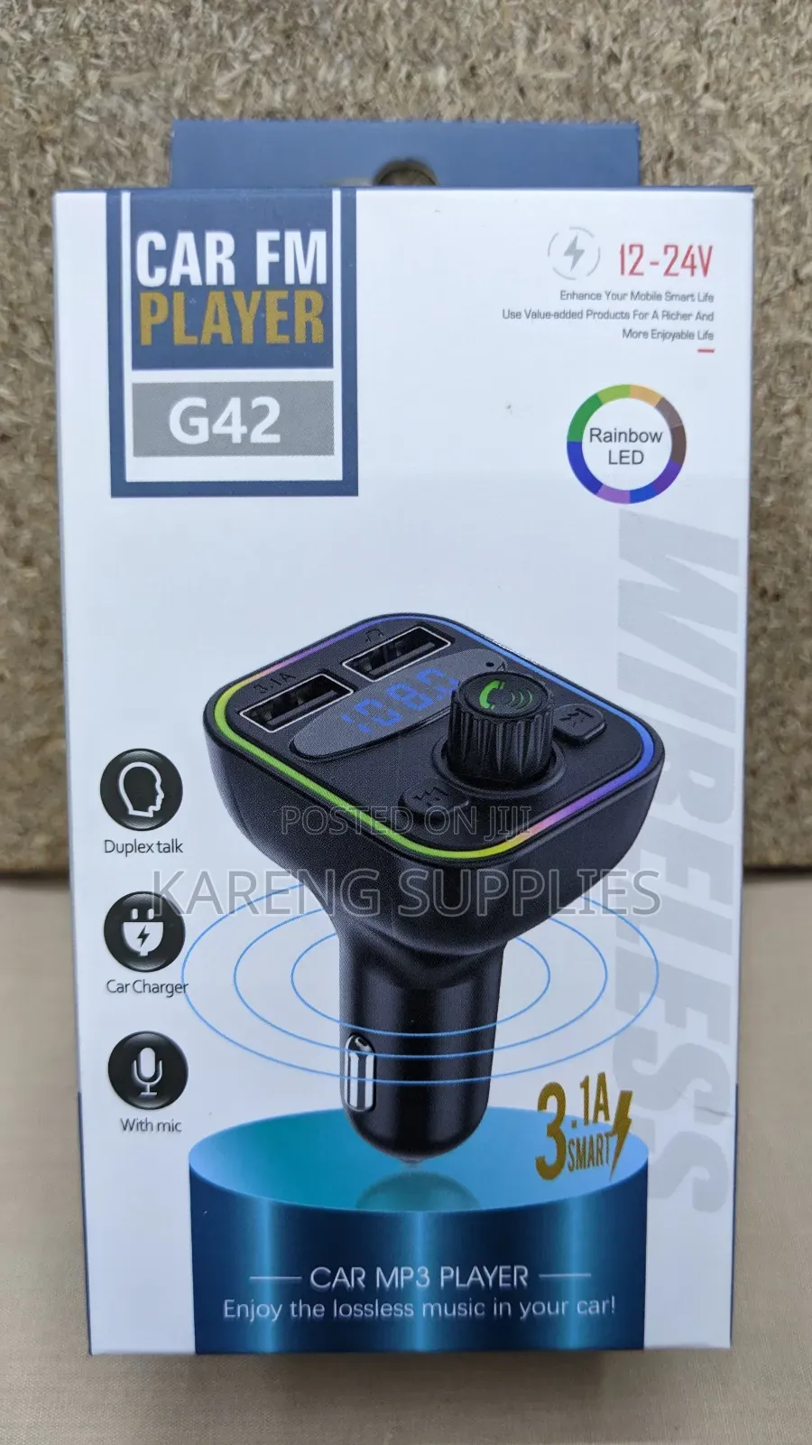 Car Fm/ Mp3 Player (G42) Modulator