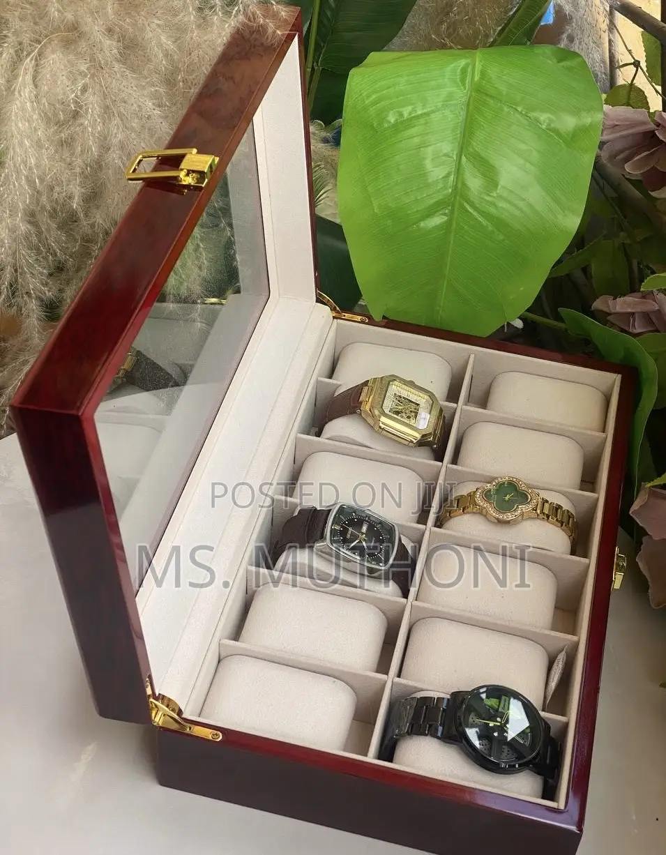 Executive Travel / Storage 12 Slots Watch Box (Wooden )