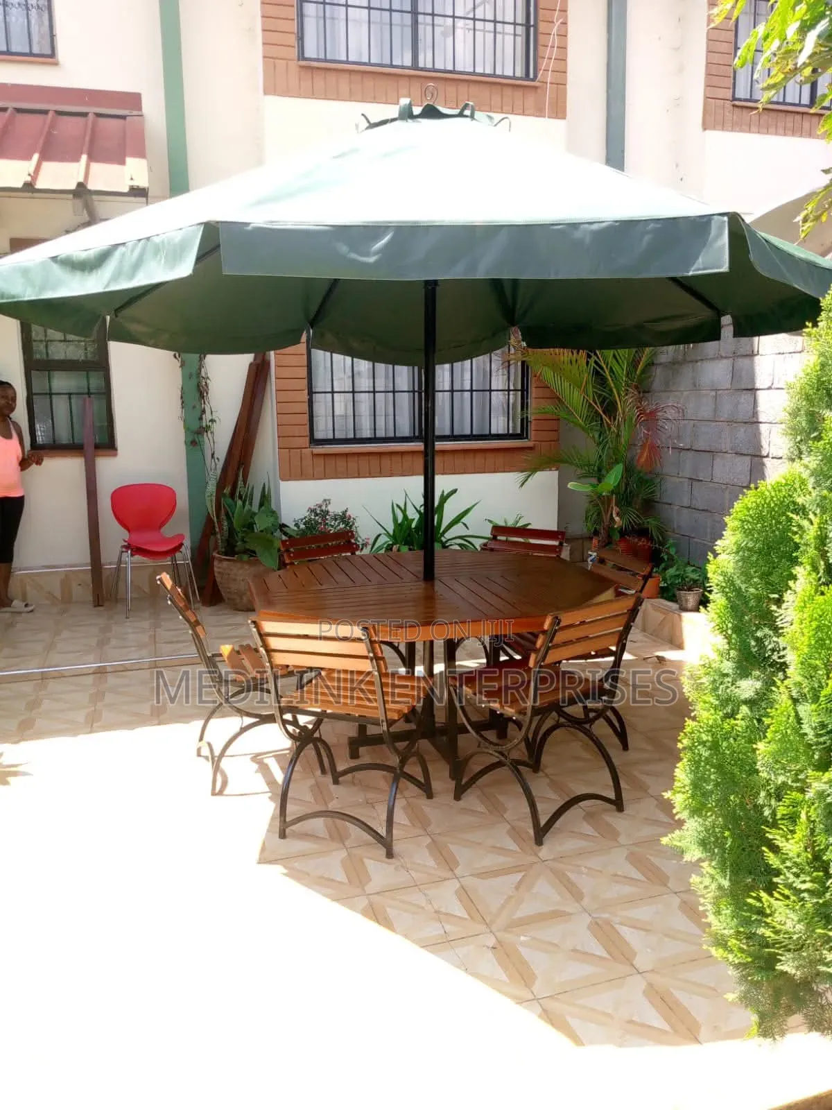 Wooden Metallic Garden Outdoor Shade