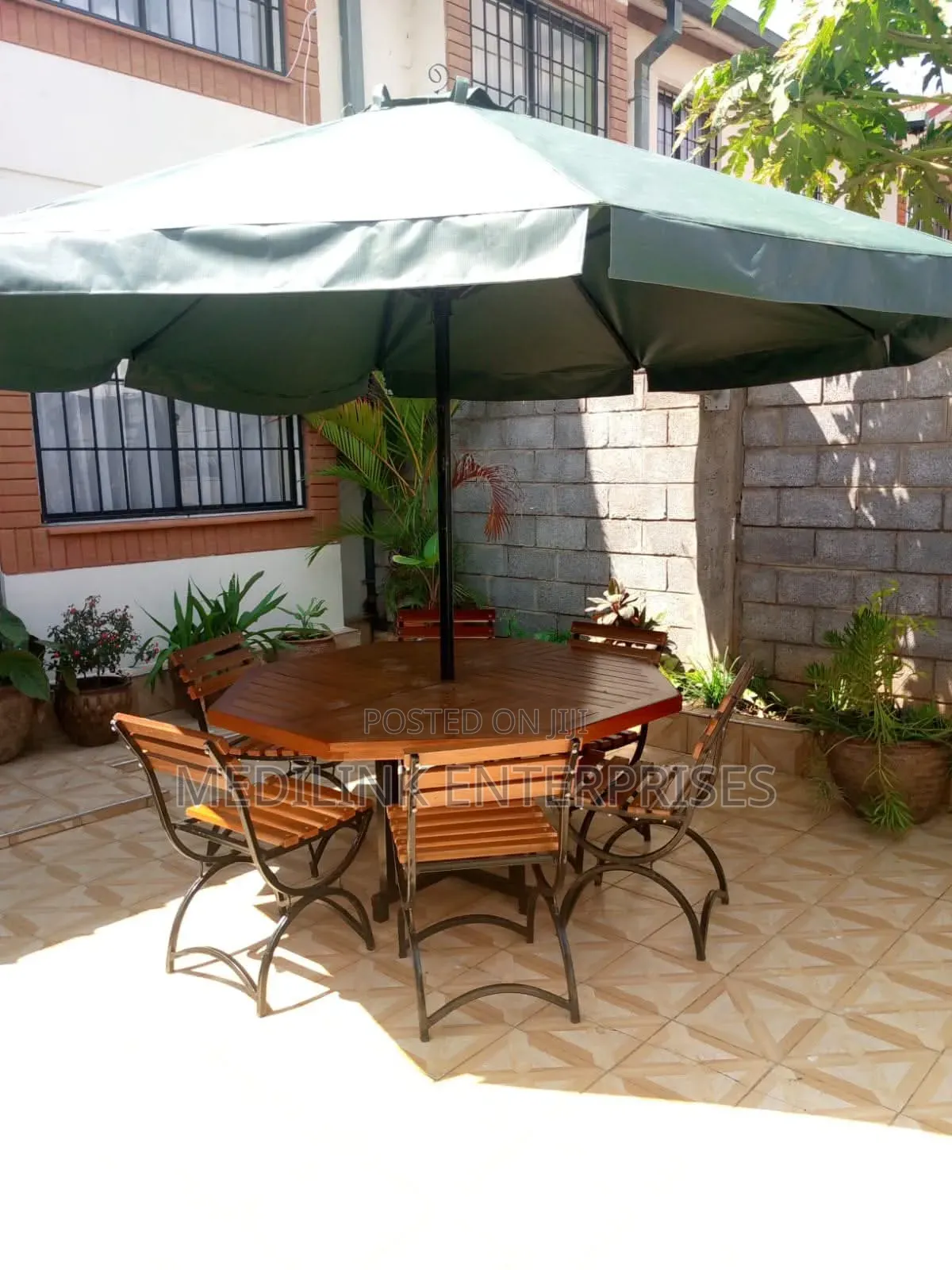 Six Seater Garden Umbrella Shades