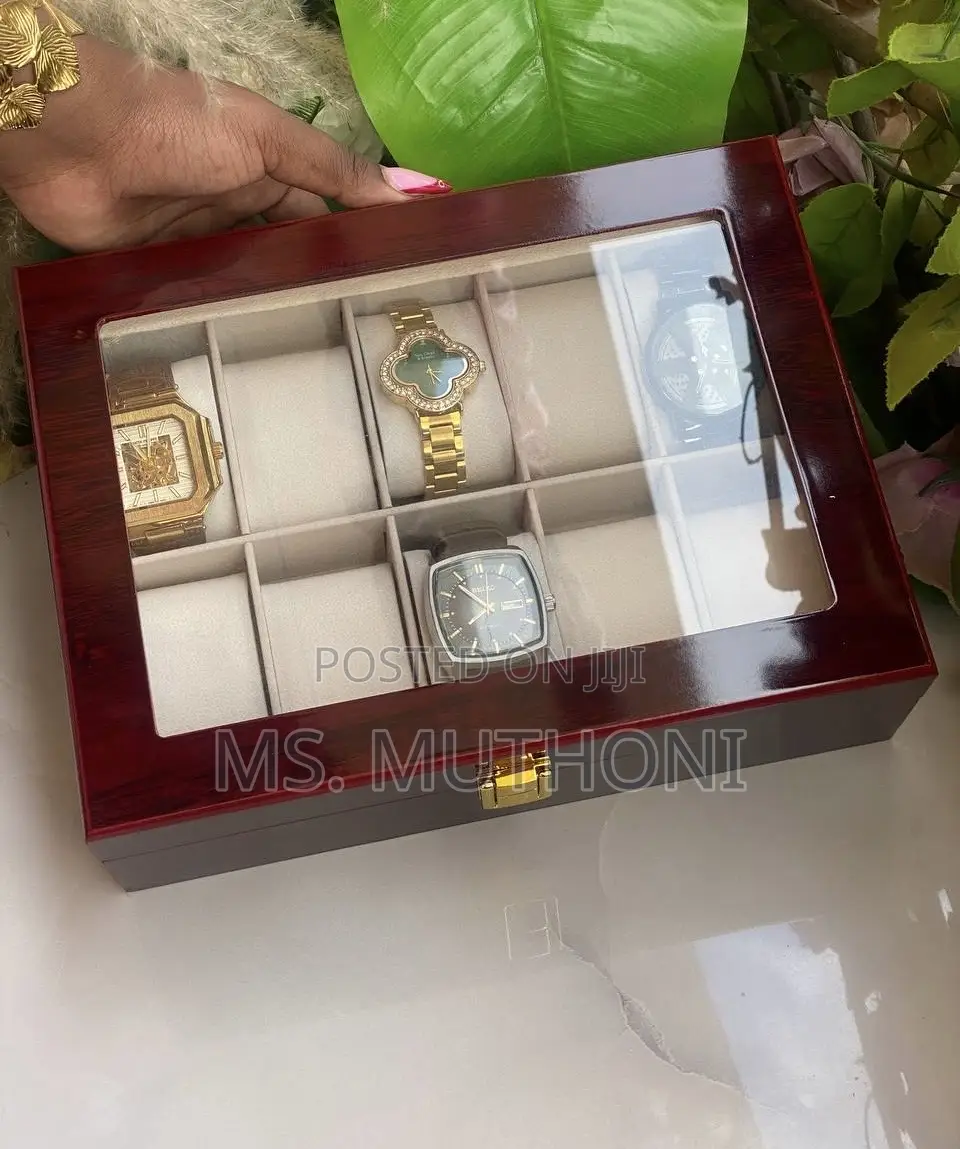 12/ 10 /6 Slots Wooden Watch Boxes / Organizers