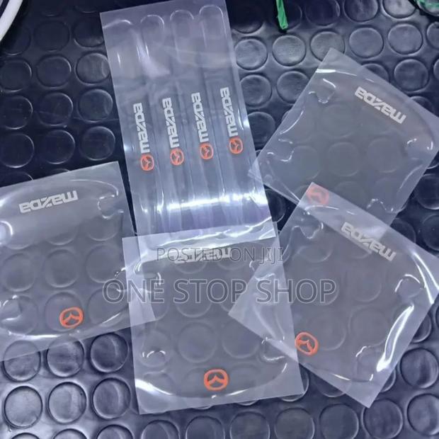 Mazda Logo Clear Branded Door Handle 8pc Antiscratch Sticker