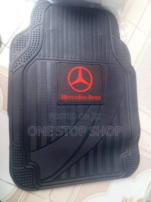 5pcs Mercedes Red Logo Mats - thumbnail 2