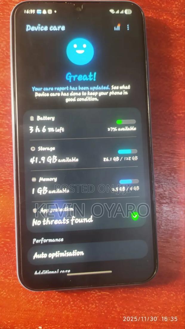 Samsung Galaxy A15 5G 128 GB Blue - thumbnail 3