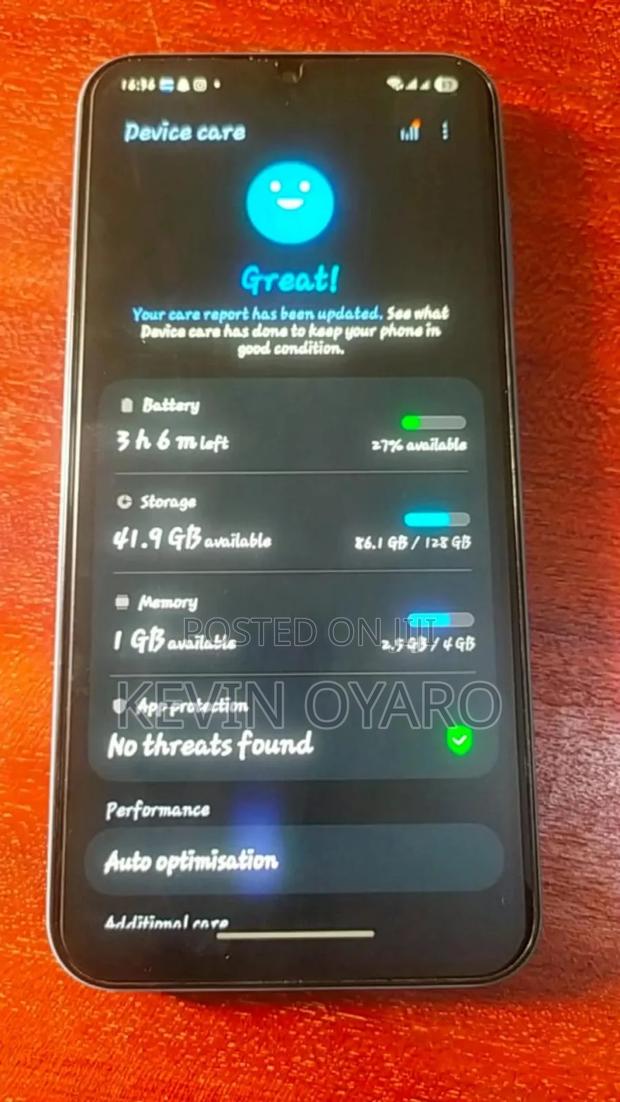 Samsung Galaxy A15 5G 128 GB Blue - thumbnail 4