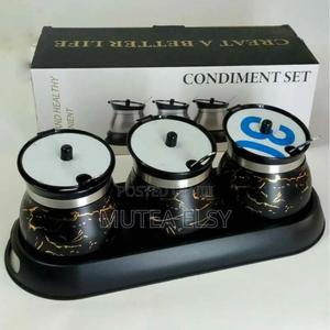 Black White Condiment Sugar Sets - thumbnail 2