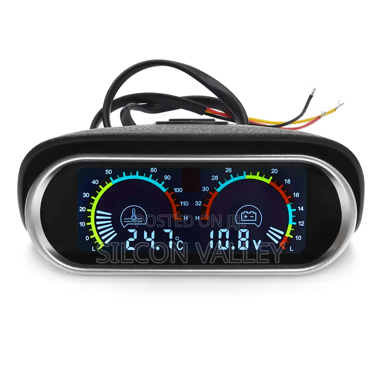 Car Digital Univesal Temperature and Voltage 2-in-1