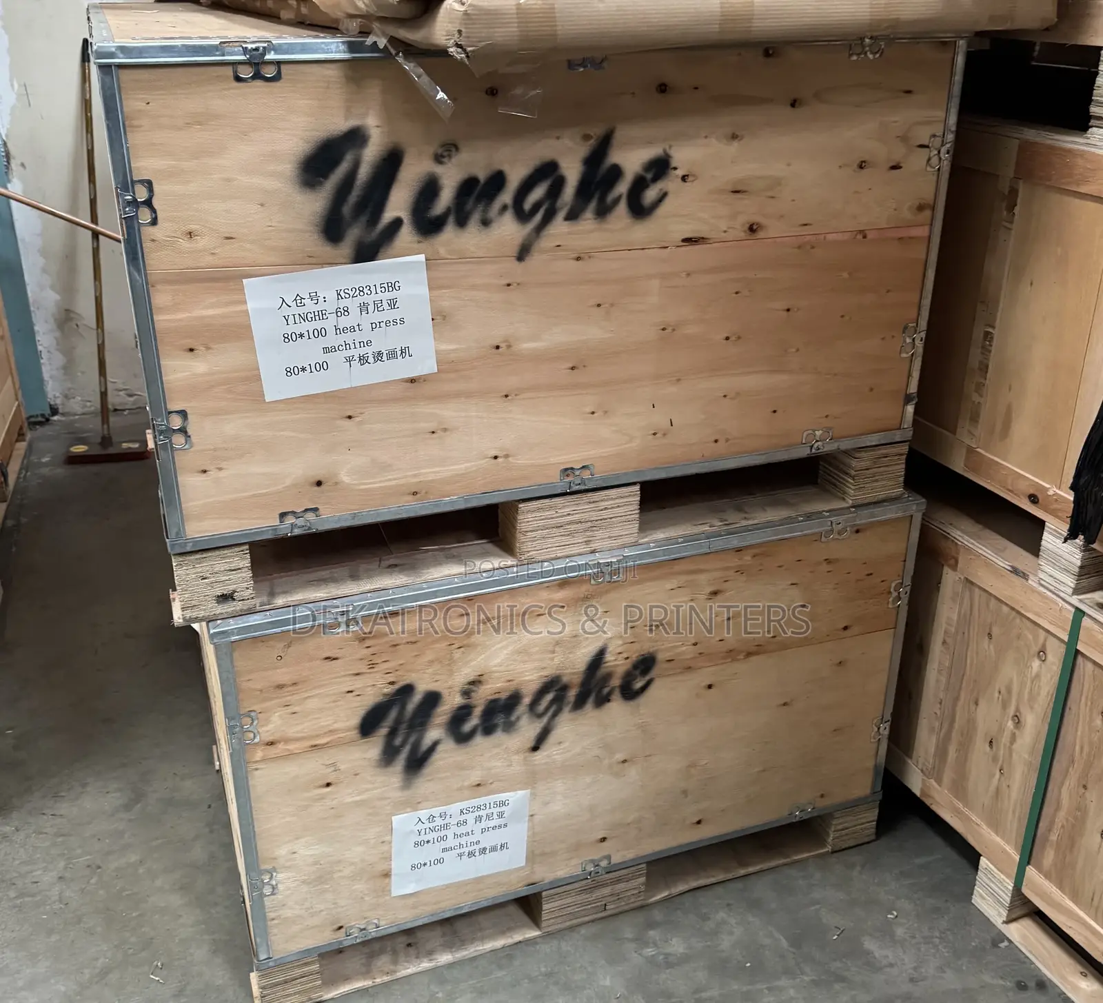 Yinghe 80cm by 100cm Flatbed Heat Press Machine