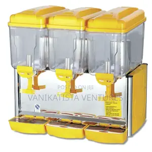 3-Tank Juice Dispenser With Fast Cooling