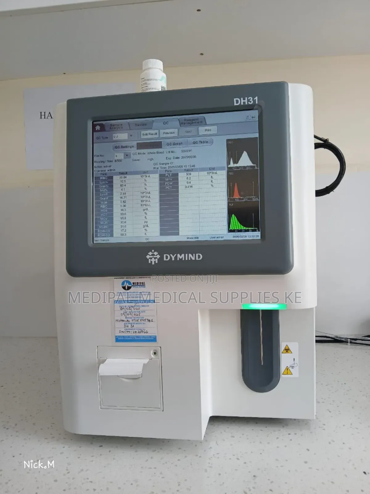 Dymind Hematology Machine