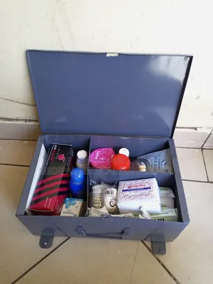 Metallic First Aid Box