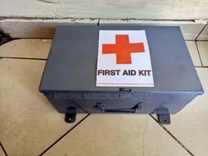 Metallic First Aid Box