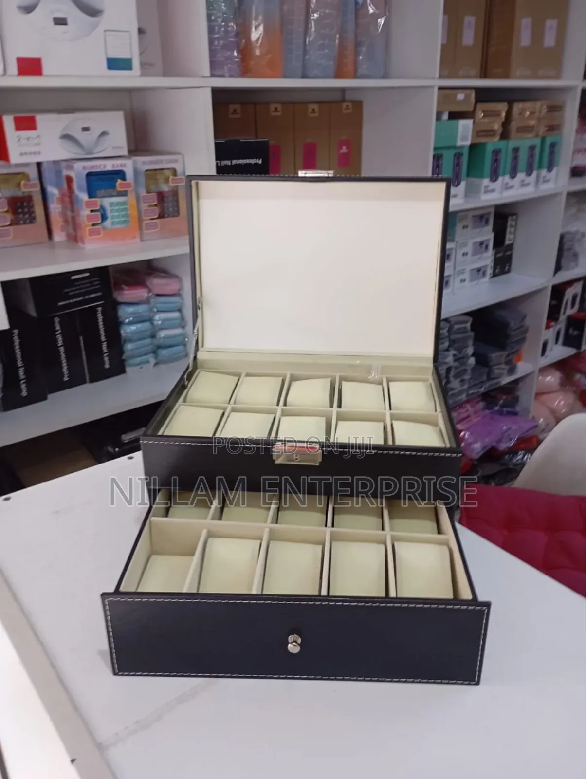 20 Slots Leather Watch Organizer*