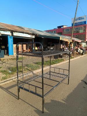 School Bed, Double Black - main view