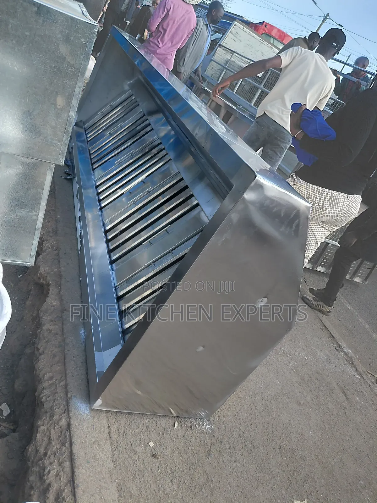 Filtered Stainless Steel Hood.