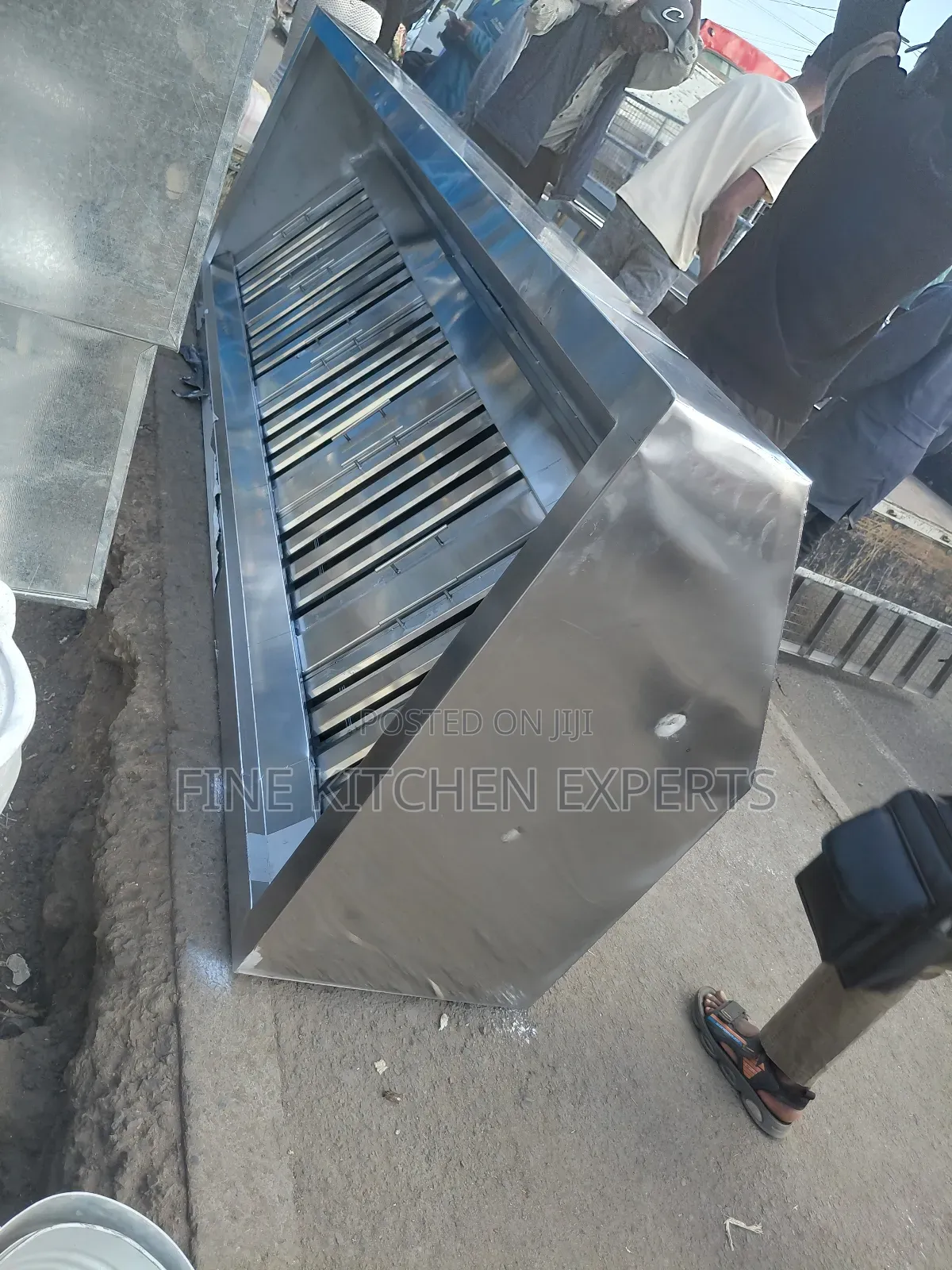 Filtered Stainless Steel Hood.