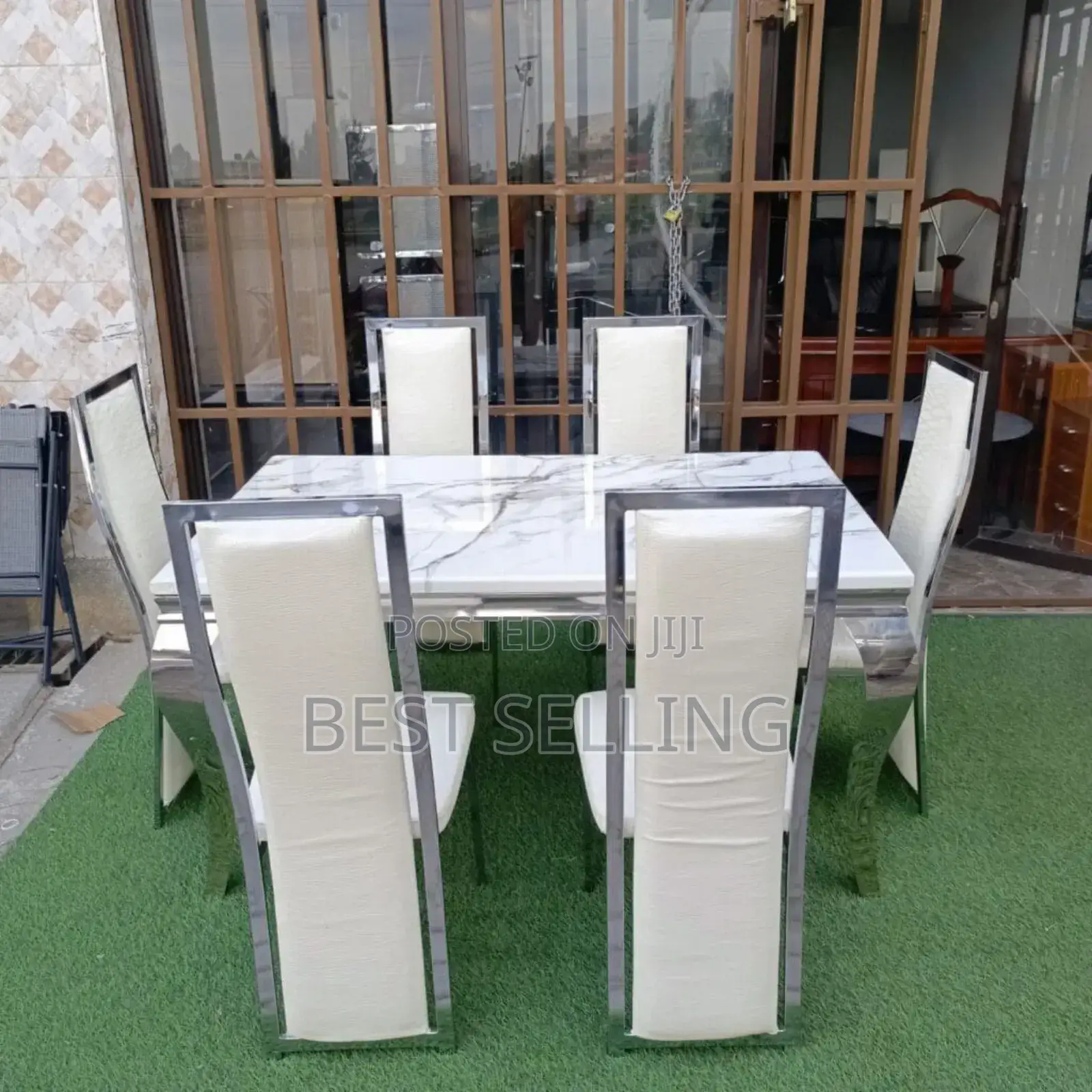 6 Seated Marble Dining Set