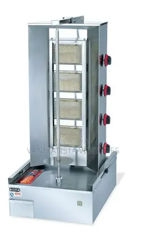 Restaurant Shawarma Machine, Four Burner Shawarma Machine