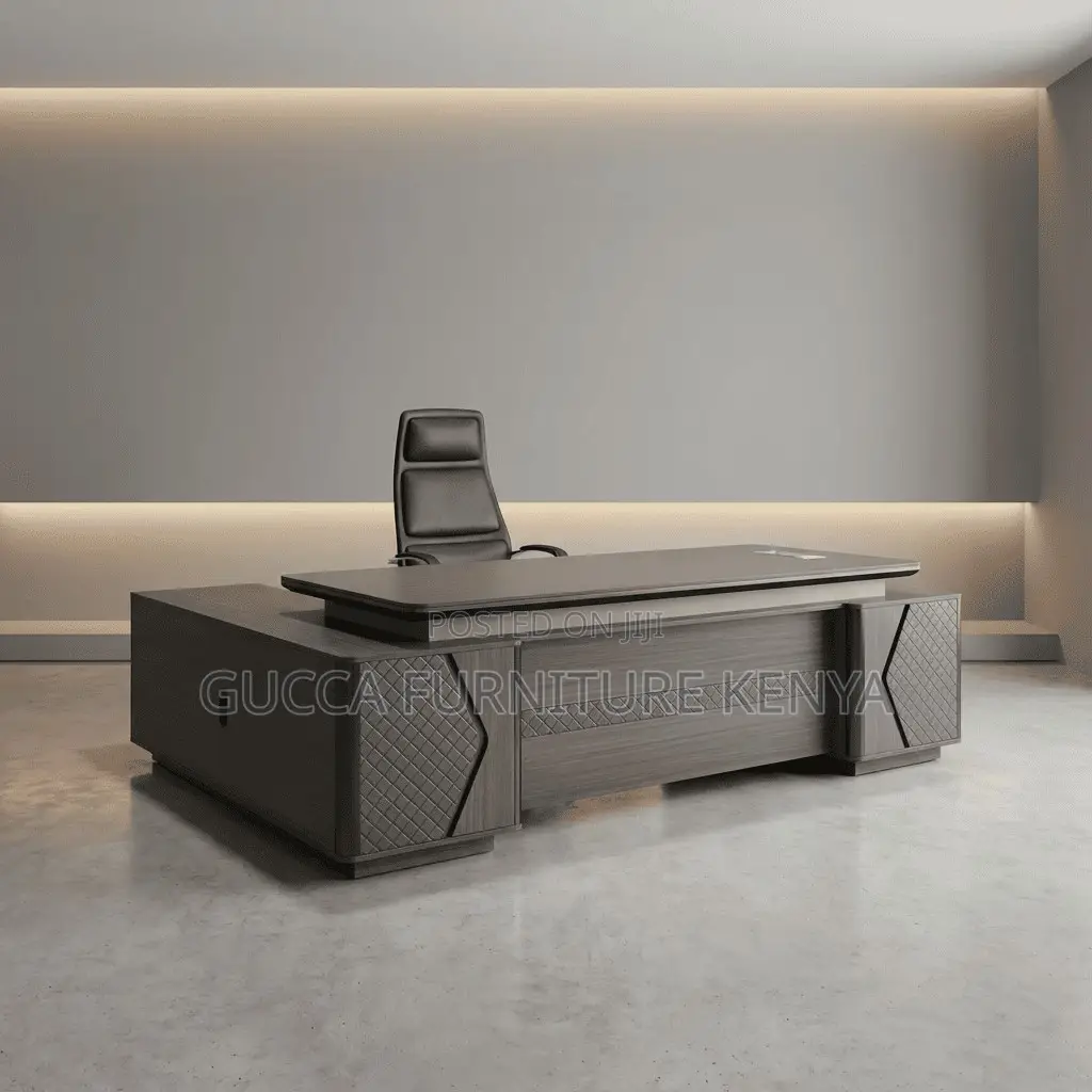 2.4 Meters Executive Solid Wooden L-Managers Table