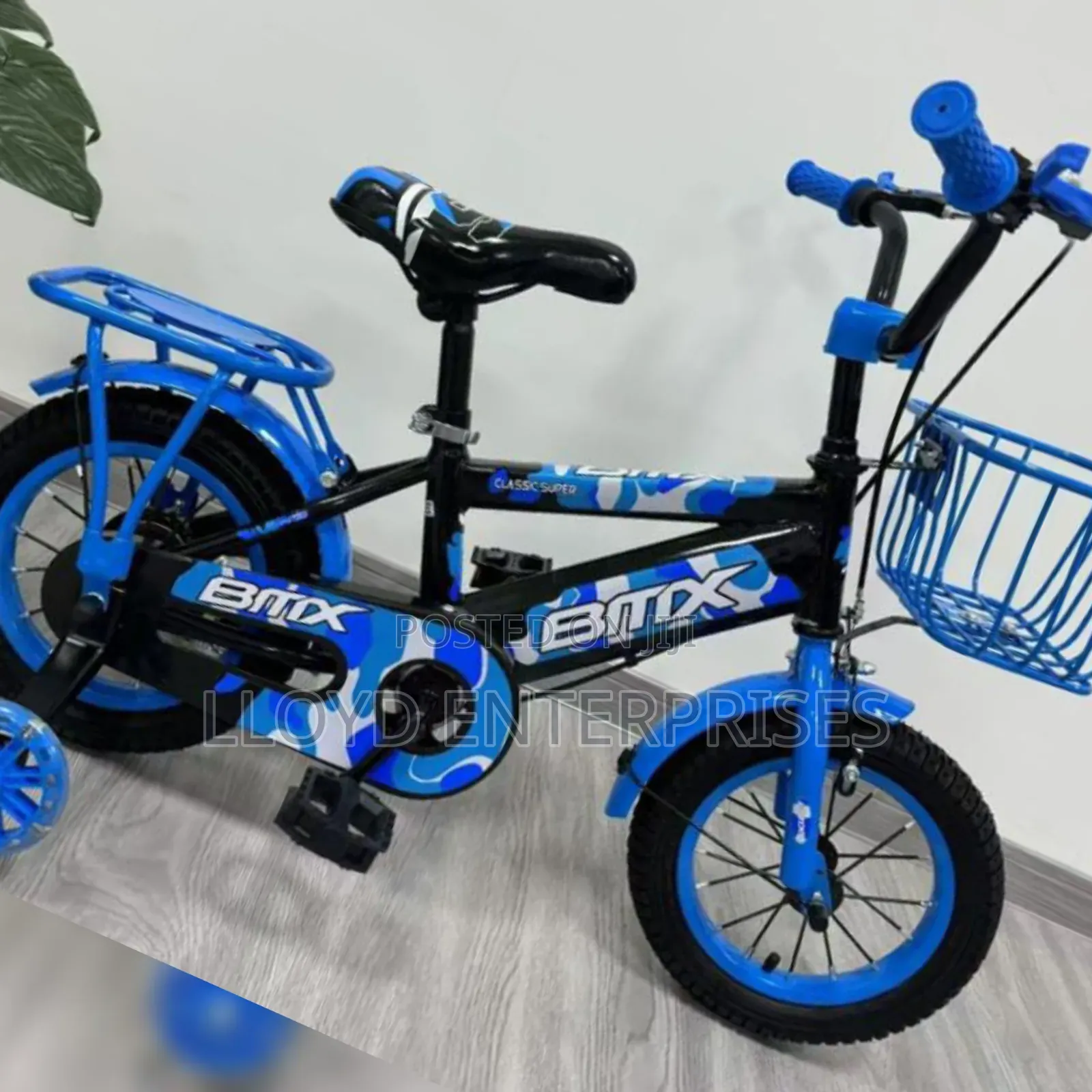 Blue BMX Kids Sporty Bike