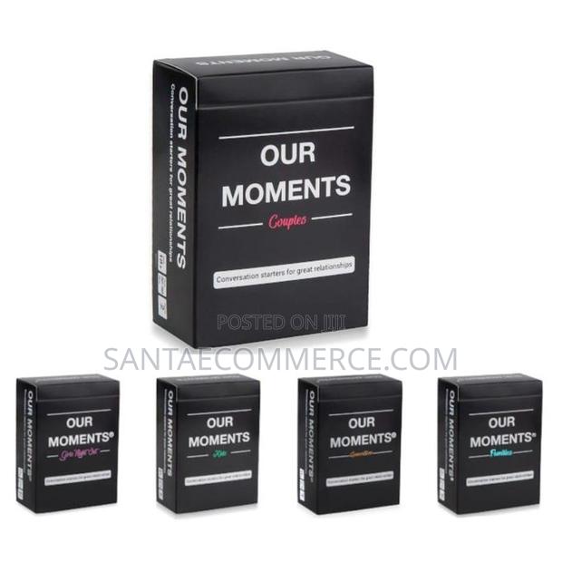 Our Moments Conversation Starters Card Game - main view
