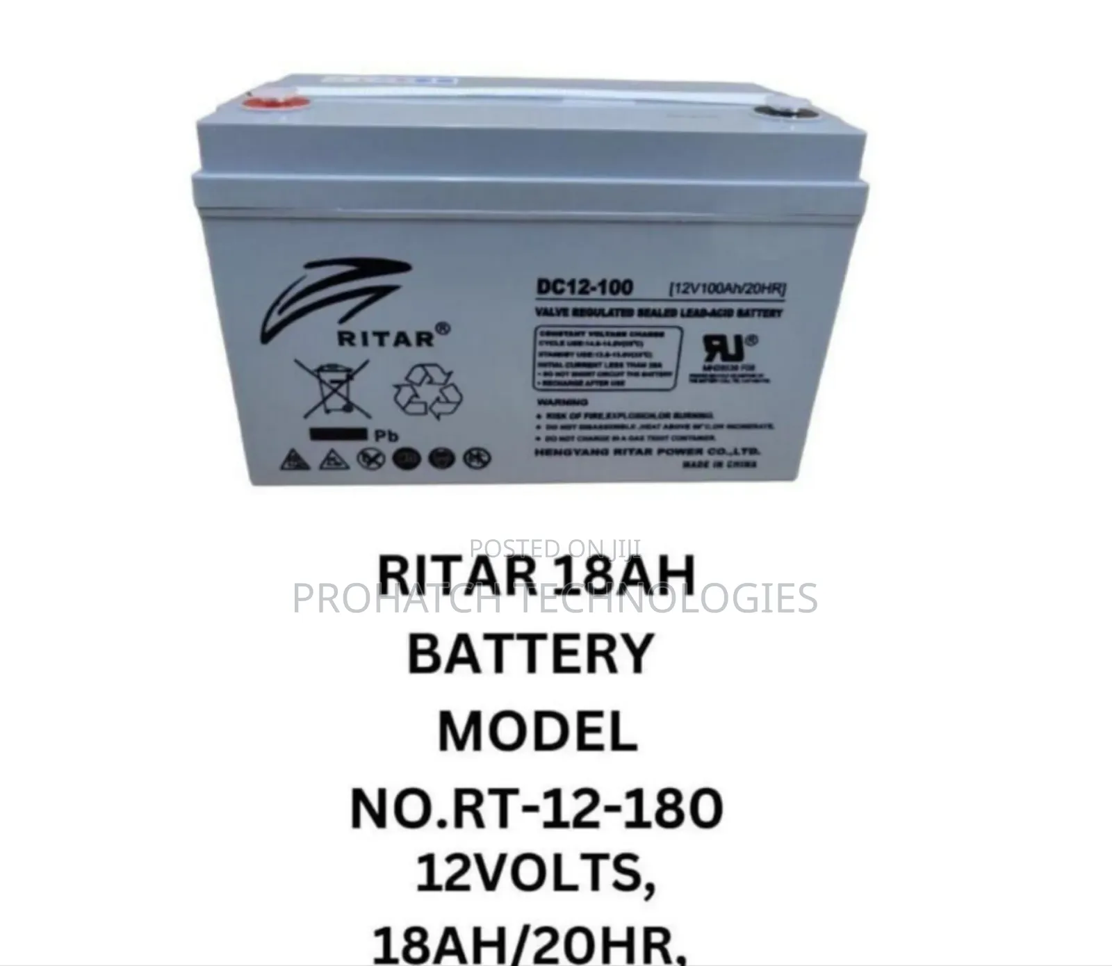 18ah Lead Acid Battery