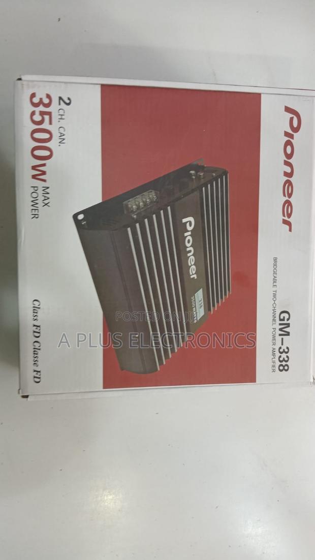 Pioneer Gm-338 Two-Channel Car Amplifier