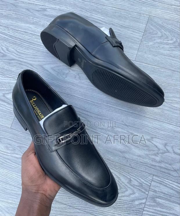 Billionaire Leather Official Shoes With Rubber Sole - thumbnail 3