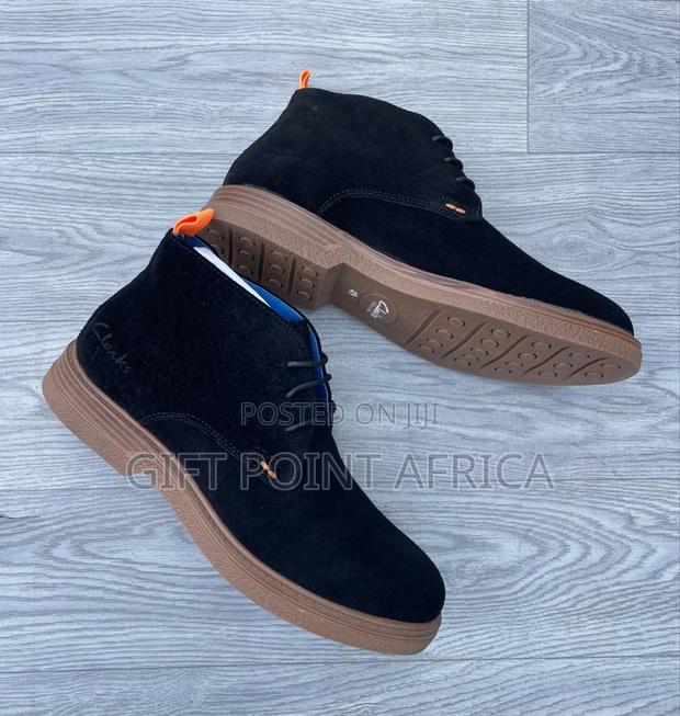 Leather Suede Clarks Boots - thumbnail 2