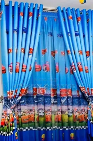 Affordable Boys Cartoon Themed Curtains for Bedroom Windows
