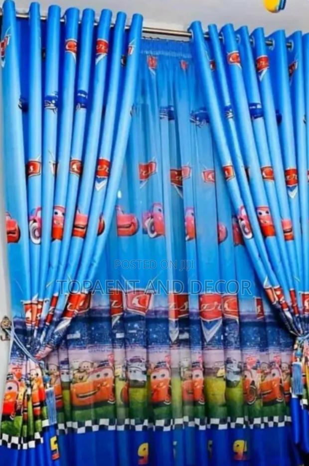 Affordable Boys Cartoon Themed Curtains for Bedroom Windows