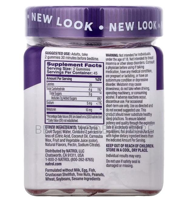 Melatonin 10mg Gummies Made in Usa - thumbnail 2