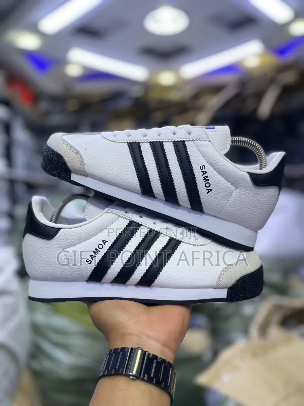 Adidas Samoa Shoes In The Cloud White And Black