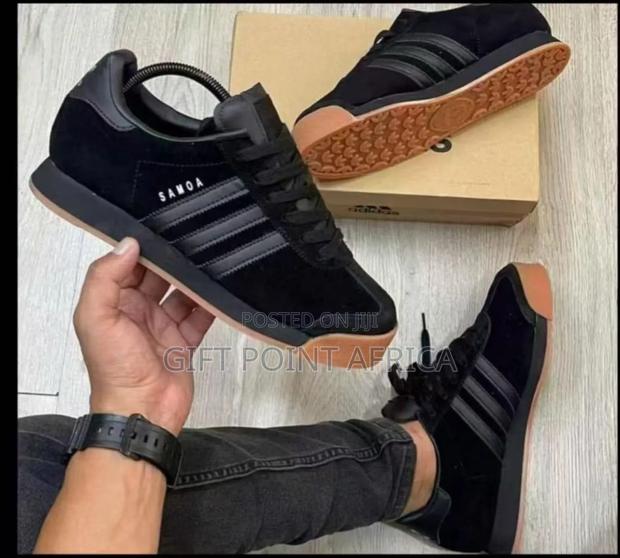 Black Adidas Samoa Sneakers - thumbnail 3
