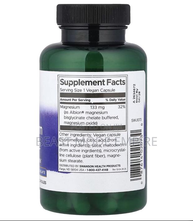 Magnesium Glycinate Made in Usa - thumbnail 2