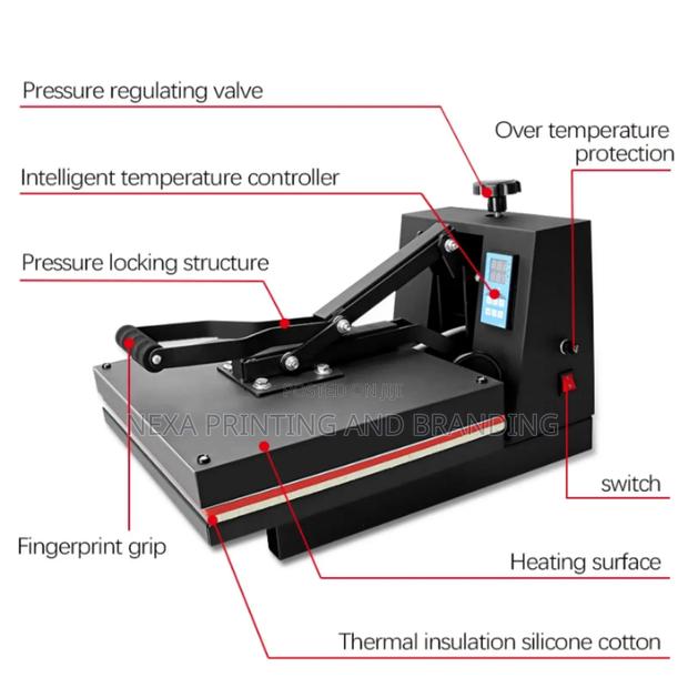 Tshirts Printing A3 Flatbed Heatpress Machine - thumbnail 2