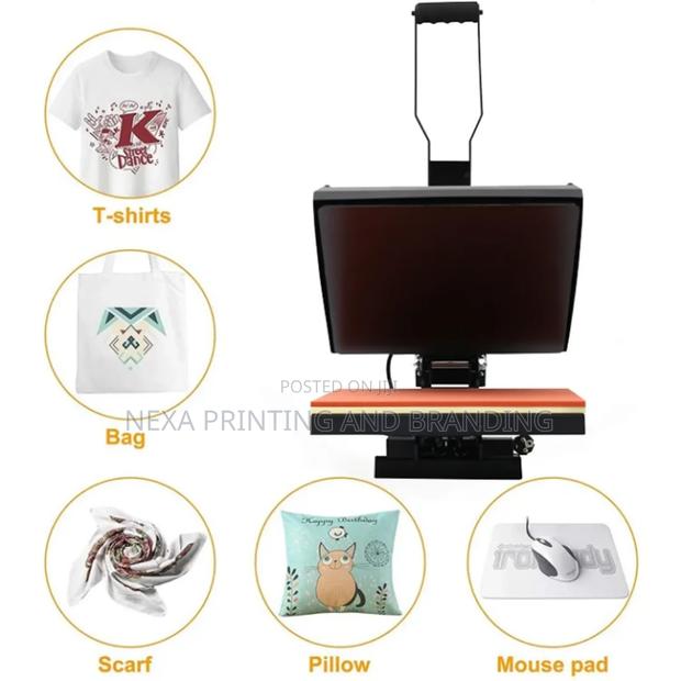 Heat Press Machine - Semi Automatic A3 Size Flatbed - thumbnail 2