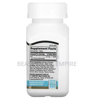 Iron 27mg Made in Usa
