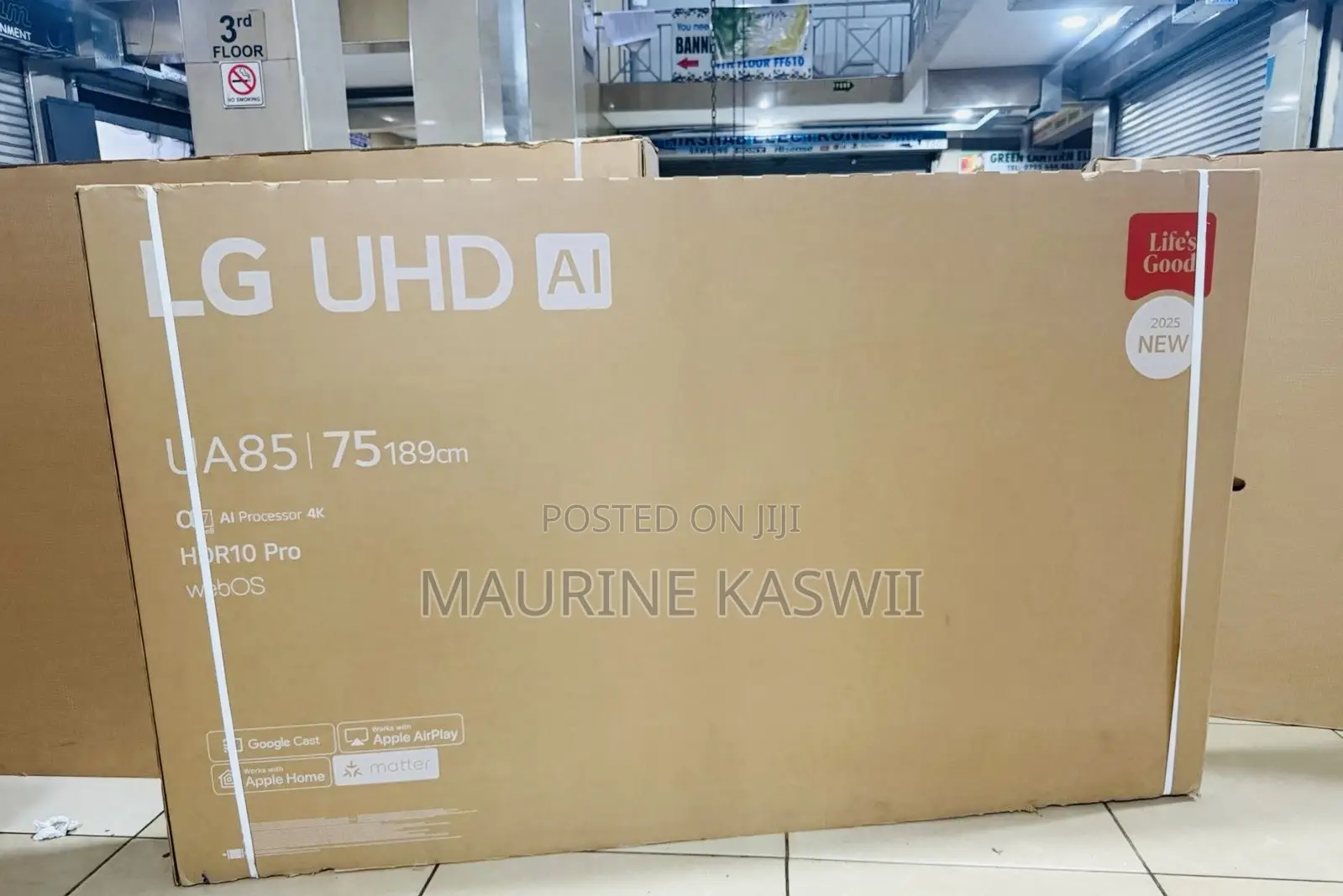 LG 75′′ Ua85 Ai Smart Webos TV