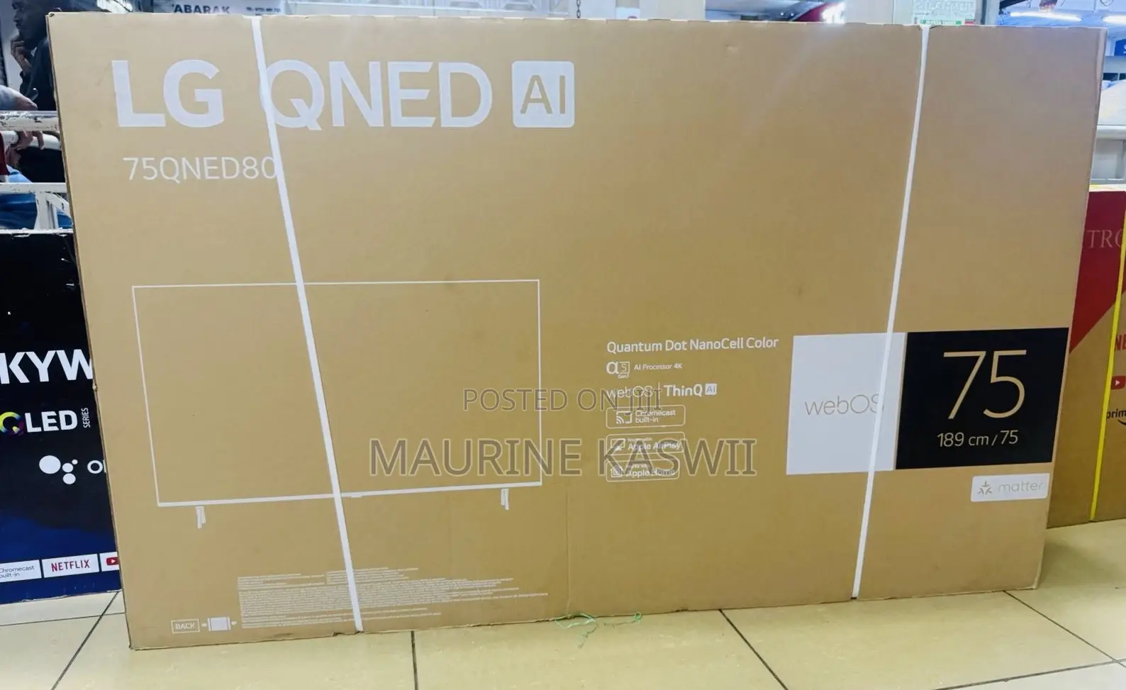 75 Inch LG Qned Ai Qned80