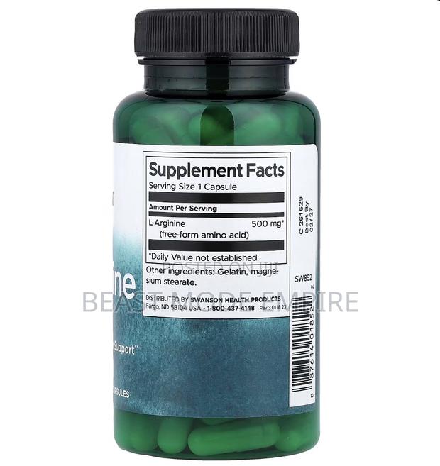 L-Arginine 500mg Made in Usa - thumbnail 2