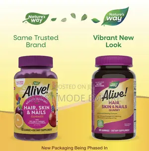 Hair Skin Nails Gummies With Collagen and Biotin Made in Usa