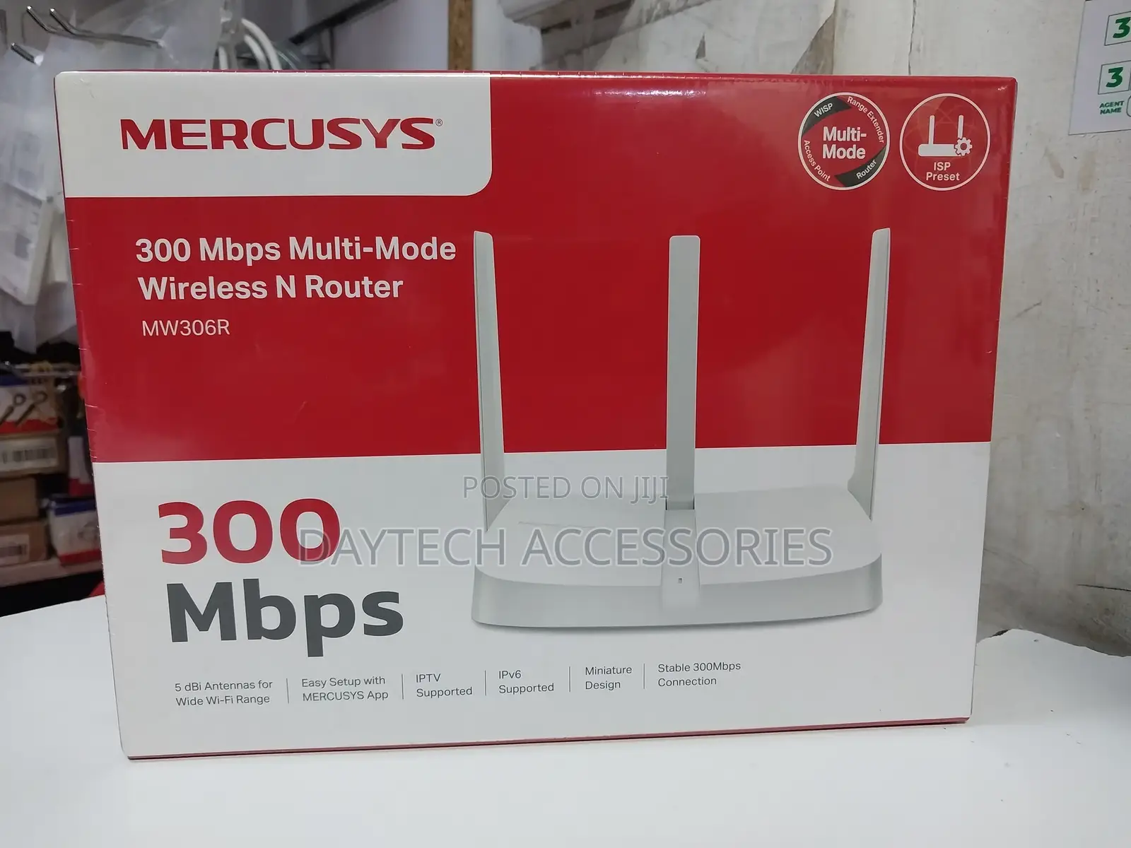 The Mercusys Mw306r 300 MBPS Multi-Mode Wireless N Router.