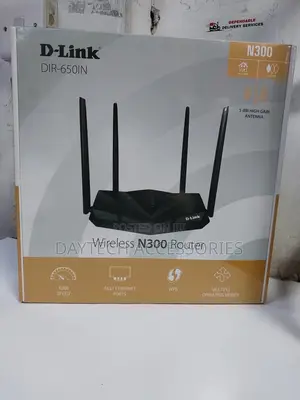 The D-Link Dir-650in Wireless N300 Router.
