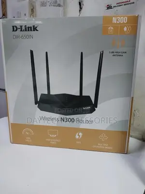 The D-Link Dir-650in Wireless N300 Router.